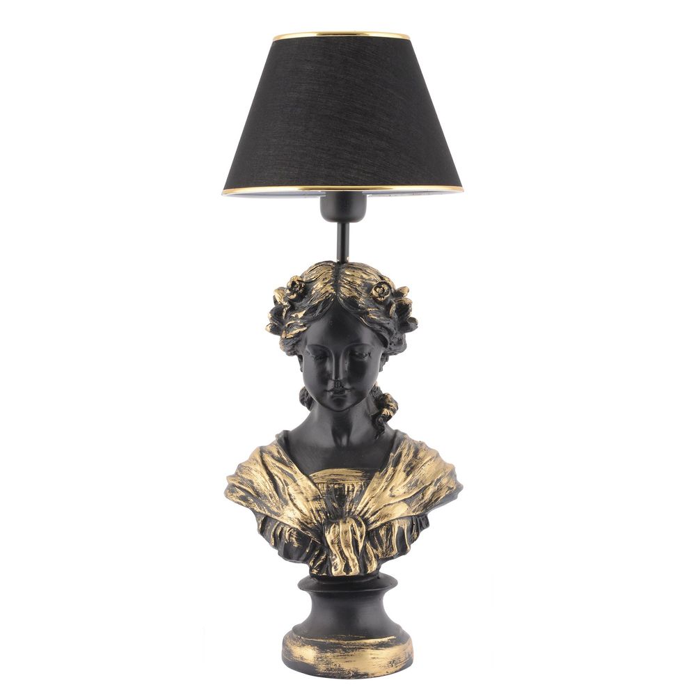 Opelya - Crna Zlatna Stočna Lampa slika 5