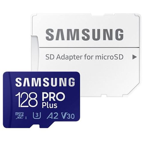 Memorijska kartica Samsung PRO Plus 128GB, SD micro + Adapter, MB-MD128SA/EU slika 1