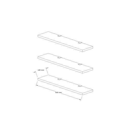 Boss - Sapphire Sapphire Wall Shelf slika 5