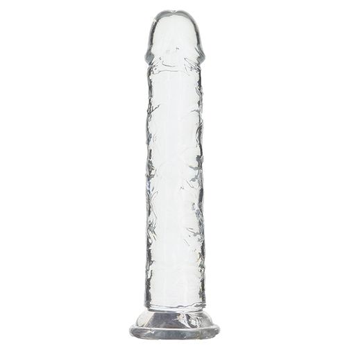 Dildo Addiction - Crystal, 20 cm, prozirni slika 2