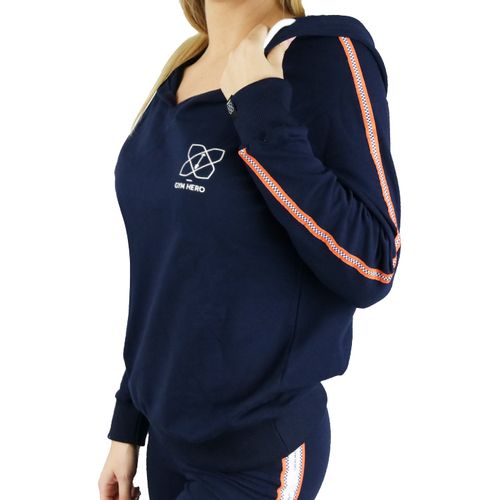 Gymhero hoodie  navy-race slika 4