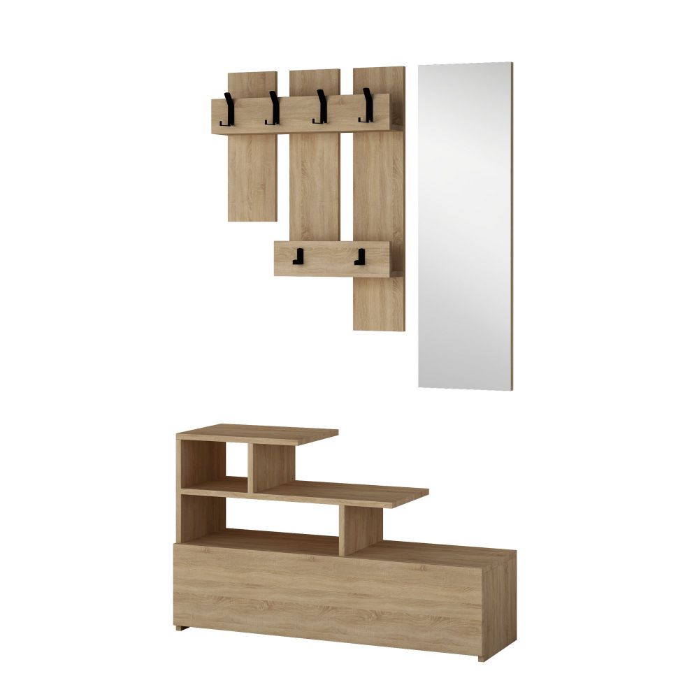 Vesty - Drveni Hall Stand od Hrasta slika 3