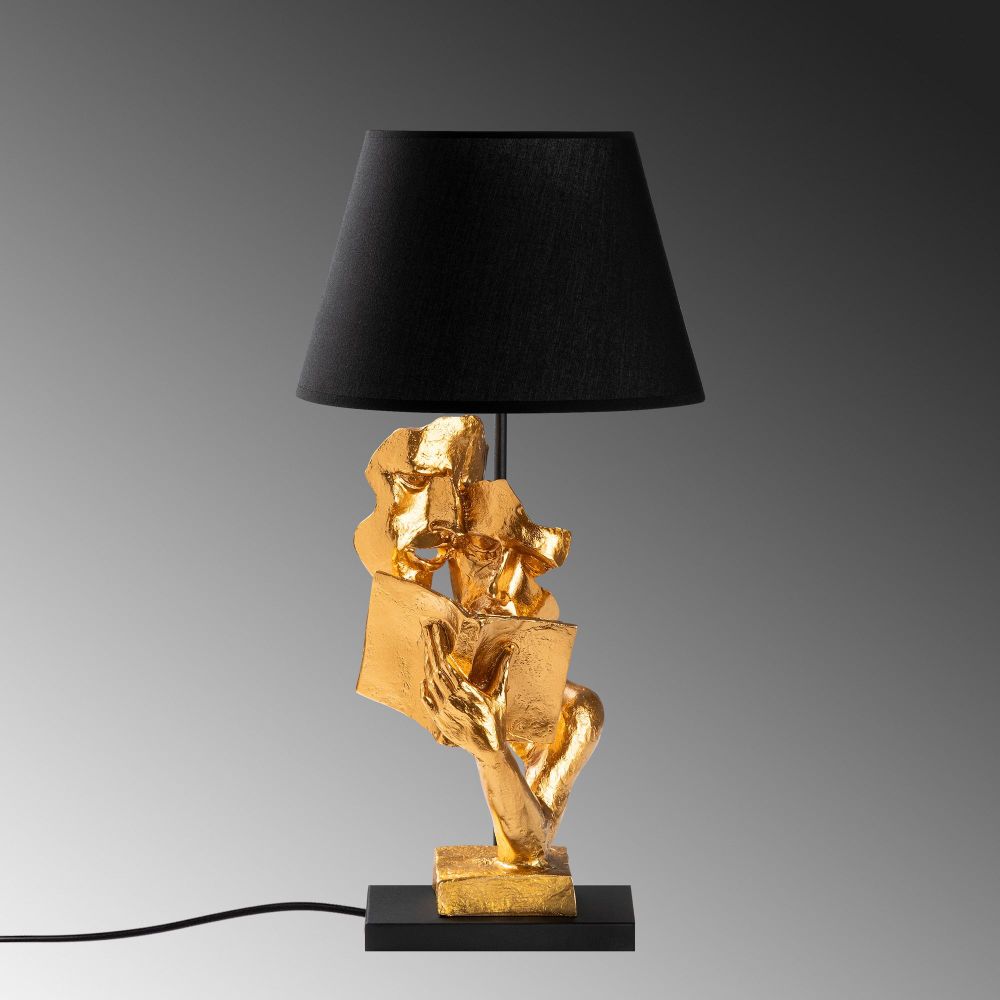 FIGURA-15291 Zlatno-Crna Stočna Lampa slika 6