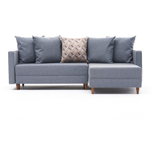 Atelier Del Sofa Kutna garnitura na razvlačenje, Plava, Aydam Right - Blue slika 5