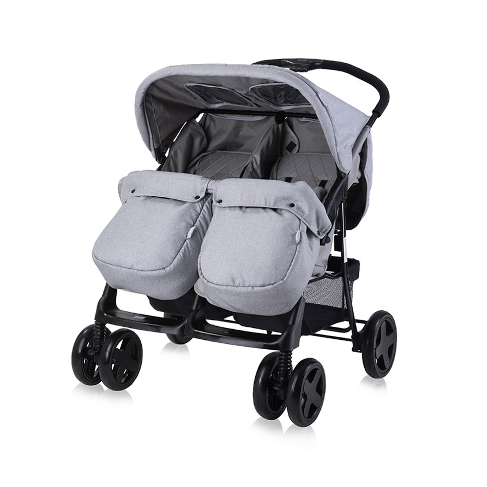 Lorelli Kolica za blizance Twin, Cool Grey slika 3