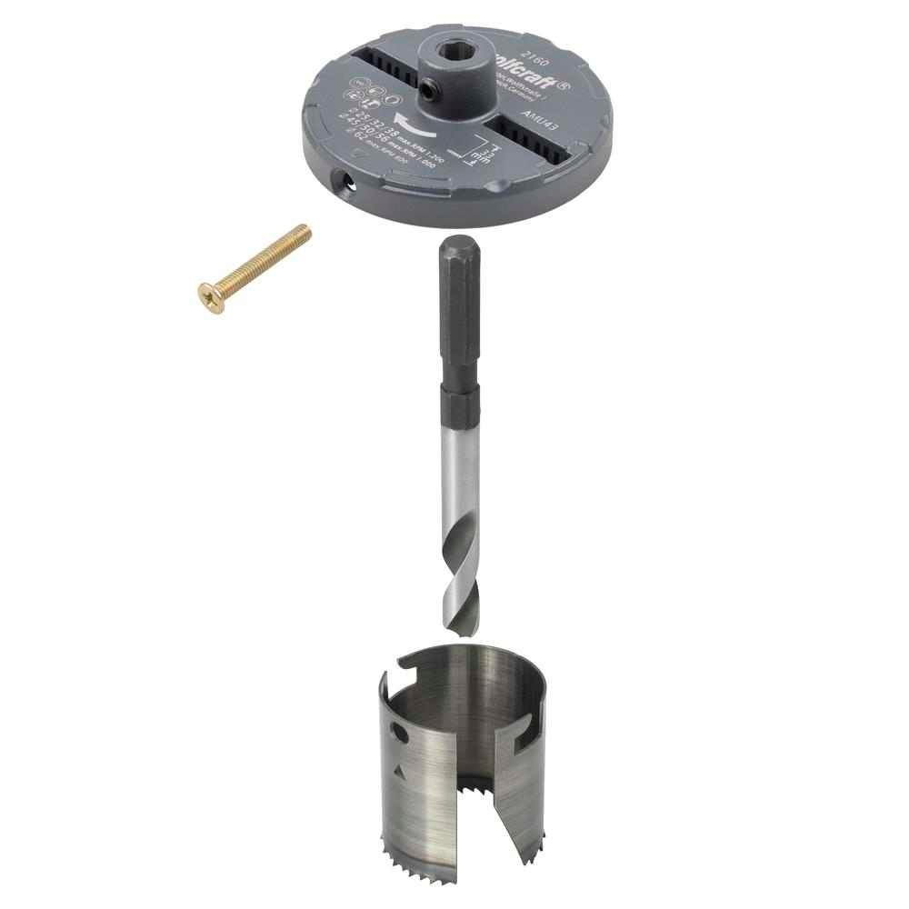 Wolfcraft Set Pila Za Rupe 25, 32, 38, 45, 50, 56, 62 mm / 33 mm Professional / 7 dijelni - 2160000 slika 4