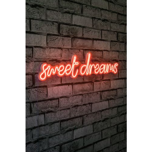 Wallity Ukrasna plastična LED rasvjeta, Sweet Dreams - Red slika 10