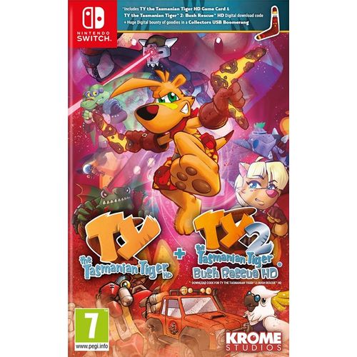 TY the Tasmanian Tiger HD + TY the Tasmanian Tiger 2: Bush Rescue HD za Nintendo Switch slika 1