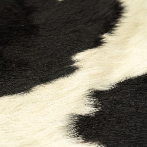 Tepih od prave kravlje kože 150 x 170 cm crno-bijeli slika 10