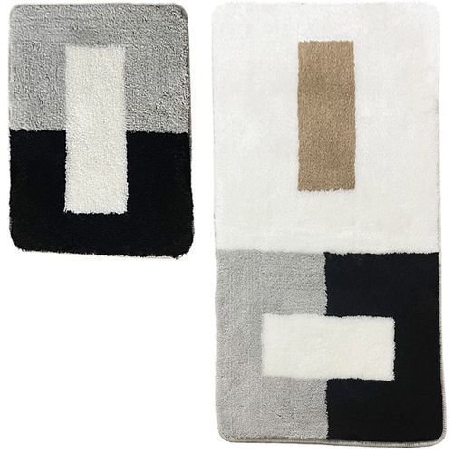 Roin Multicolor Acrylic Bathmat Set (2 Pieces) slika 2