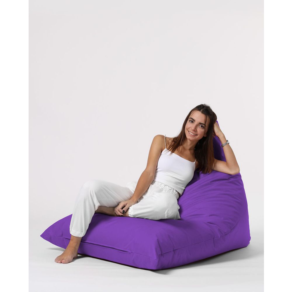 Piramida Veliki Krevet Pouf - Ljubičasti Vrt Bean Bag slika 4