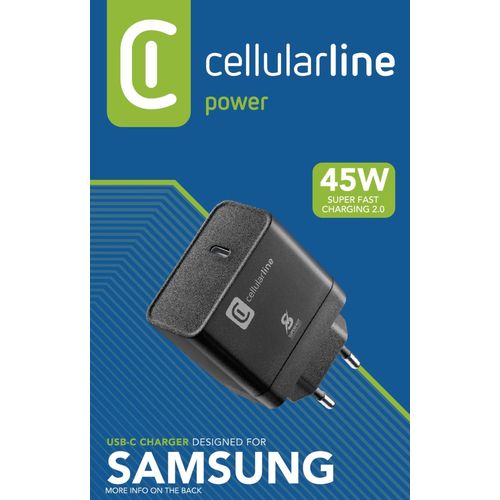 Cellularline kućni punjač Samsung USB-C 45W slika 2