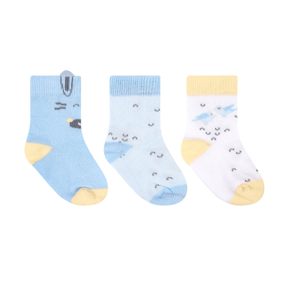 Kikka Boo Čarape Stripy Friends 3D 0-6mj, 3 para slika 2