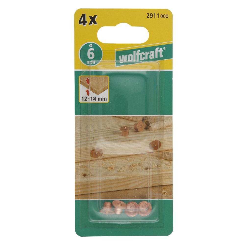 Wolfcraft Alat Za Centriranje - Vrhovi Za Označavnje Rupe Za Tiple 6 mm / 4 kom - 2911000 slika 5