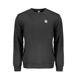 NORTH SAILS MEN'S BLACK ZIP-UP SWEATSHIRT