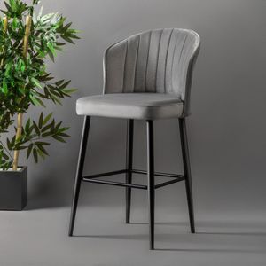 Set Barskih Stolica Rubi - Siva (4 Komada)