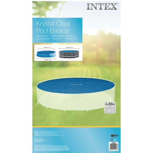 Intex solarna navlaka za bazen plava 470 cm polietilenska slika 5