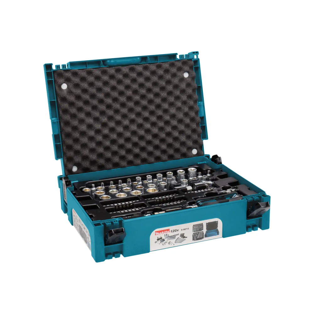 Makita - 120-dijelni set nasadnih ključeva i bitova u Makpac koferu E-08713 slika 5