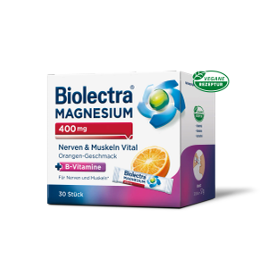BIOLECTRA MG400 DIREKT A30 - Dodatak Prehrani sa Magnezijem i Vitaminima