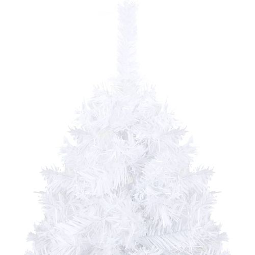 Umjetno božićno drvce s gustim granama bijelo 150 cm PVC slika 9