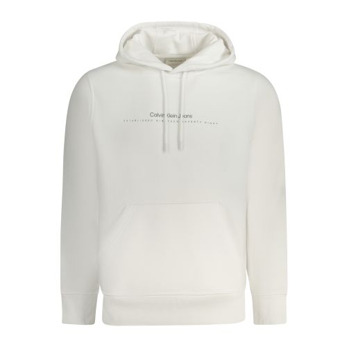 CALVIN KLEIN MEN'S ZIP-UP SWEATSHIRT WHITE slika 1