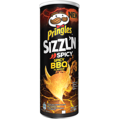 Pringles čips sizzl´n BBQ  160 g