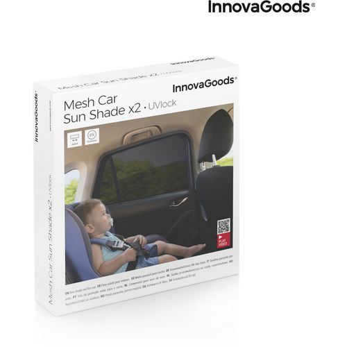 Mrežica-suncobran za  automobil UVlock InnovaGoods Paket od 2 kom. slika 2