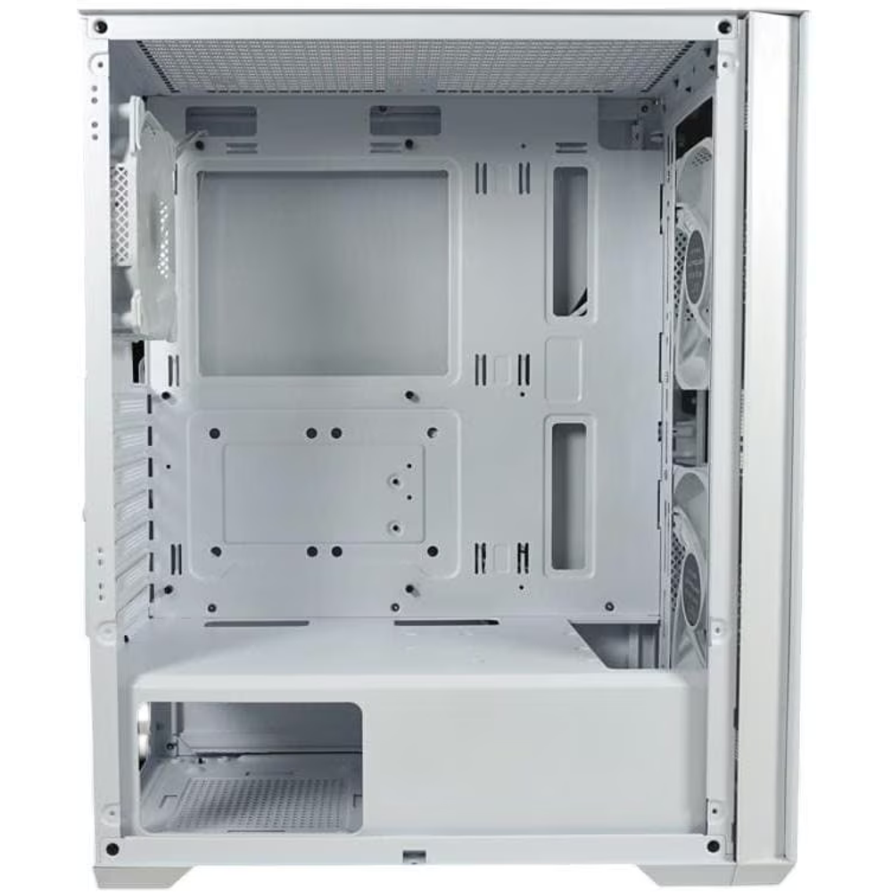 LC-Power Case Gaming 717WMeshwork_L Light, White,2x 140mm fan, 1x 120 mm fan slika 2