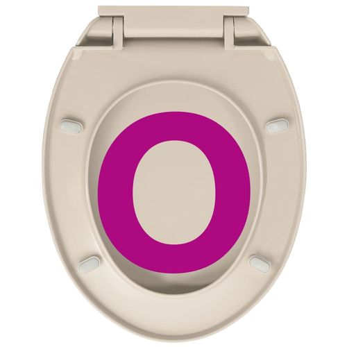 Toaletna daska s mekim zatvaranjem boja marelice ovalna slika 24
