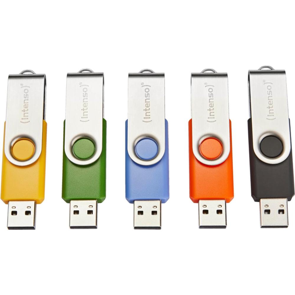 Intenso Basic Line Multipack 5x64GB USB 2.0 spominski ključki u boji slika 2
