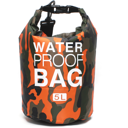 Vodootporna suva torba EL1 5L army narandzasta slika 1