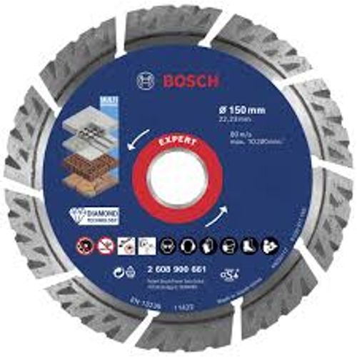 Bosch EXPERT MultiMaterial dijamantska rezna ploča 150 x 22, 23 x 2, 4 x 12 mm, 2608900661 slika 1