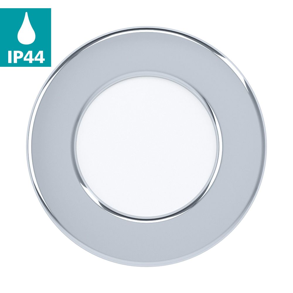 Eglo Fueva 5 ugradbena led, 2,7w, 300lm, prom 86, ip44, bijela/krom/plastika  slika 3