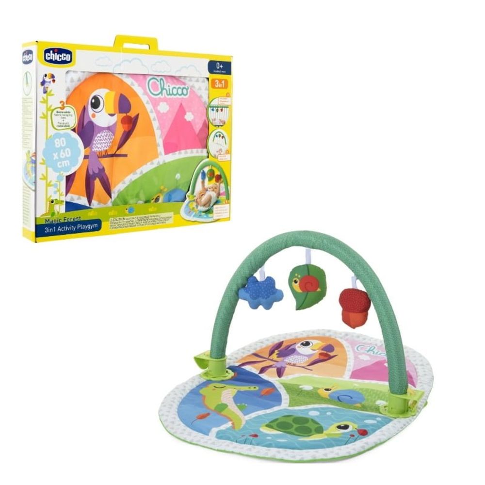 Chicco Podloga za igru 3U1 Magic Forest, 80x60cm slika 1