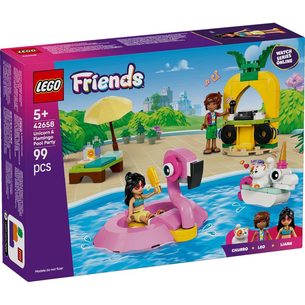 LEGO 42658 Unicorn & Flamingo Pool Party slika 1