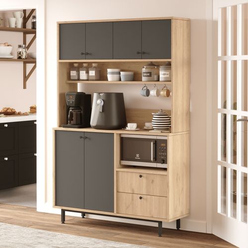 RE5-SA OakAnthracite Multi Purpose Cabinet slika 2