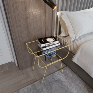 Wilhelmshaven L2051 Gold Nightstand