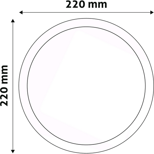 Avide Plafonjera LED, ugradna, 18W, 1490 lm, 4000K, IP20 - ACRPNW-R-18W-ALU slika 3