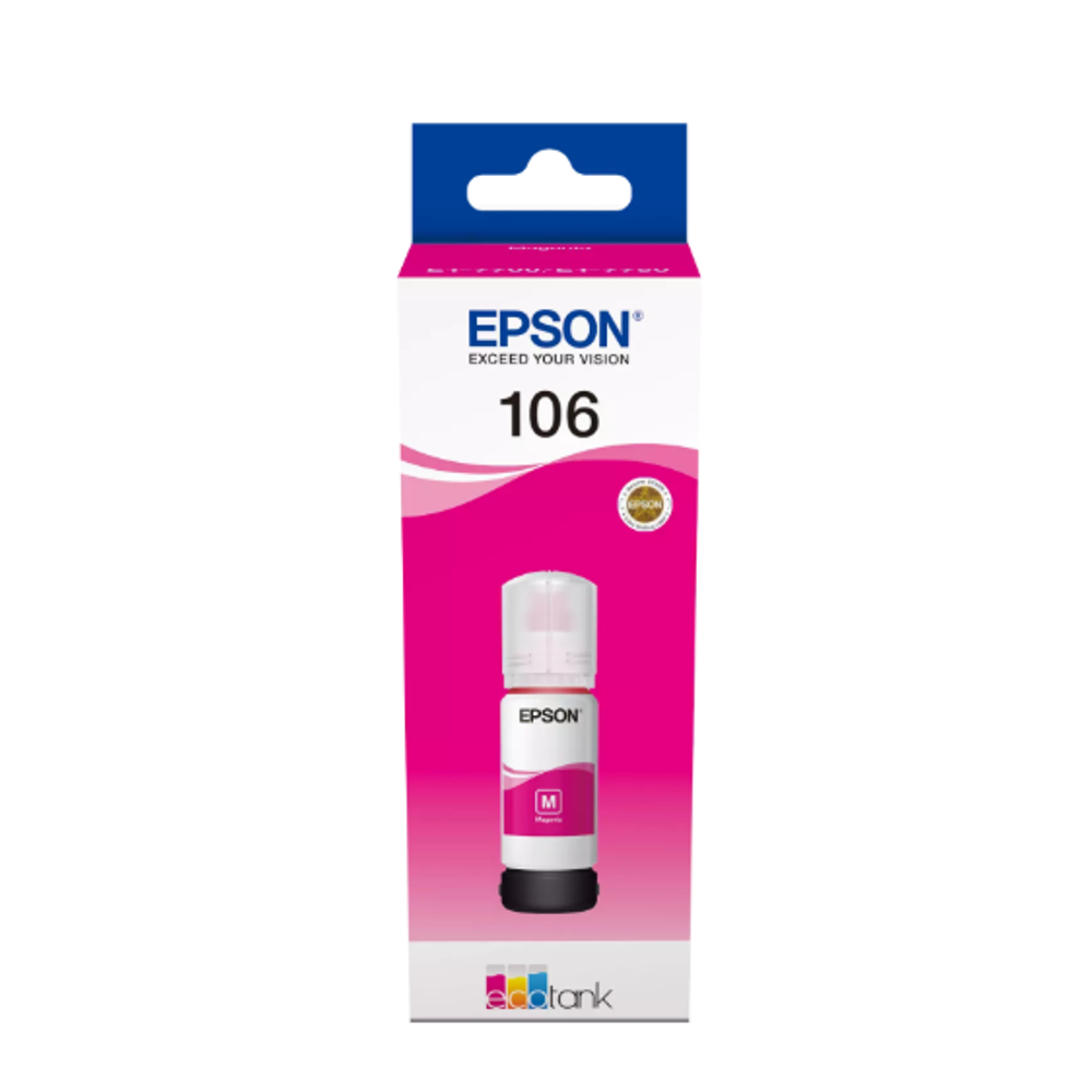 EPSON Tinta EcoTank 106 magenta slika 1