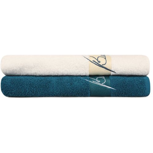 L'essential Maison 409 - Cream, Dark Petrol Blue Cream
Dark Petrol Blue Bath Towel Set (2 Pieces) slika 2