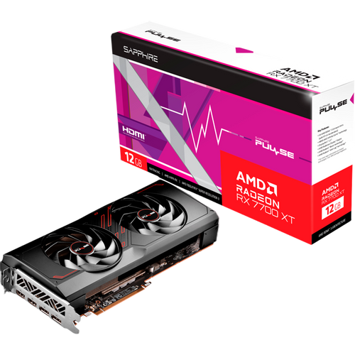 SAPPHIRE PULSE AMD RADEON RX 7700 XT GAMING 12GB GDDR6 DUAL HDMI / DUAL DP slika 1