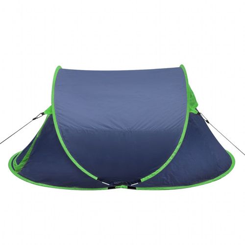 Prigodni šator za kampiranje za 2 osobe mornarsko plavi / zeleni slika 5