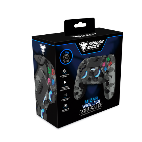 DRAGONSHOCK MIZAR WIRELESS CONTROLLER GREY CAMO PS4, PC, MOBILE slika 6