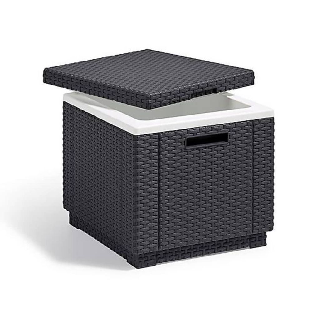 Keter stol sivi 42 x 42 x 41 cm s integriranim frižiderom slika 1