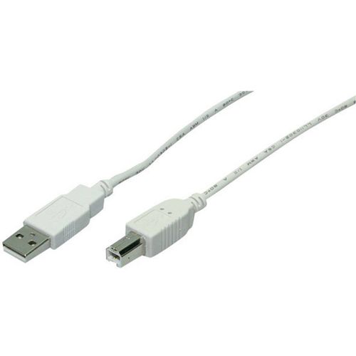 Goobay USB kabel USB 2.0 USB-A utikač, USB-B utikač 1.80 m siva  CU0007 slika 1