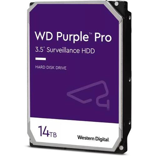 WD 14TB 3.5" SATA III 512MB 7200rpm WD142PURP Purple Pro hard disk slika 1