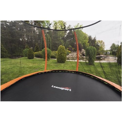 Trampolin 8ft - crno/crveni slika 3