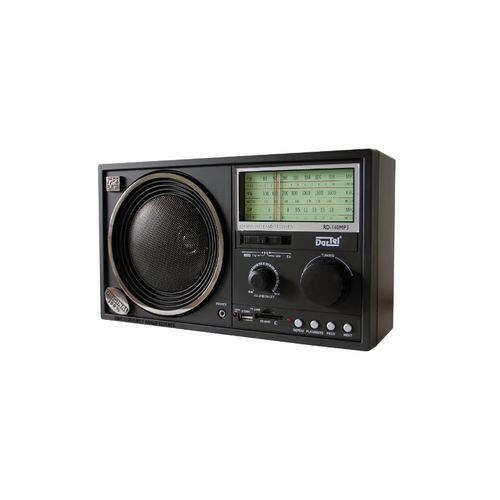 Dartel radio FM, MW, SW, analogni, AC ili klasične baterije, crni RD-140MP3 slika 3