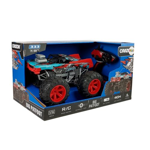 Buggy na daljinsko upravljanje  1:14 2.4G RC Big Wheels - crveni slika 9