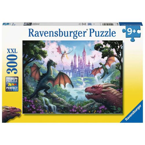 Puzzle Ravensburger 13356 The Dragon's Wrath XXL 300 Dijelovi slika 1